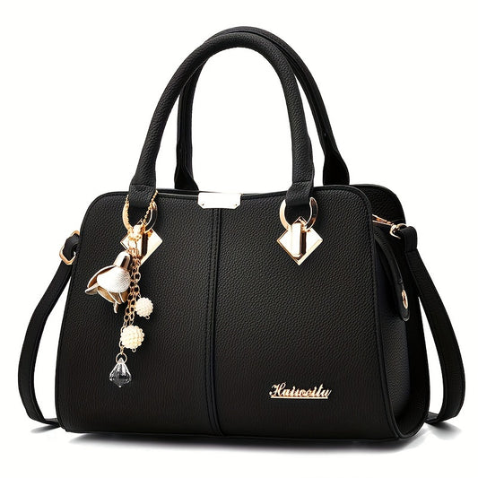 Black Women Bag with Golden-Ton  for Perfect Gift for Moms and Family