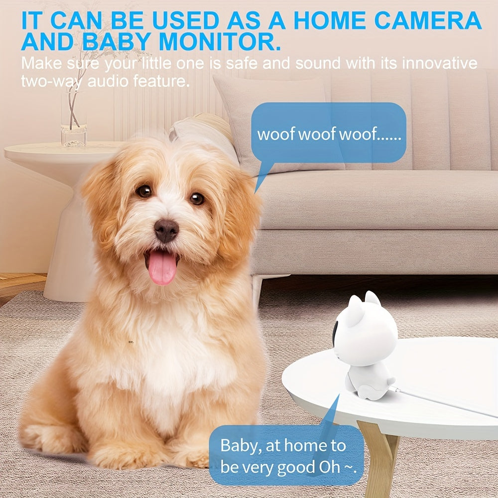Smart Pet Monitoring Camera For Home Use Features Two-way Voice Communication 4