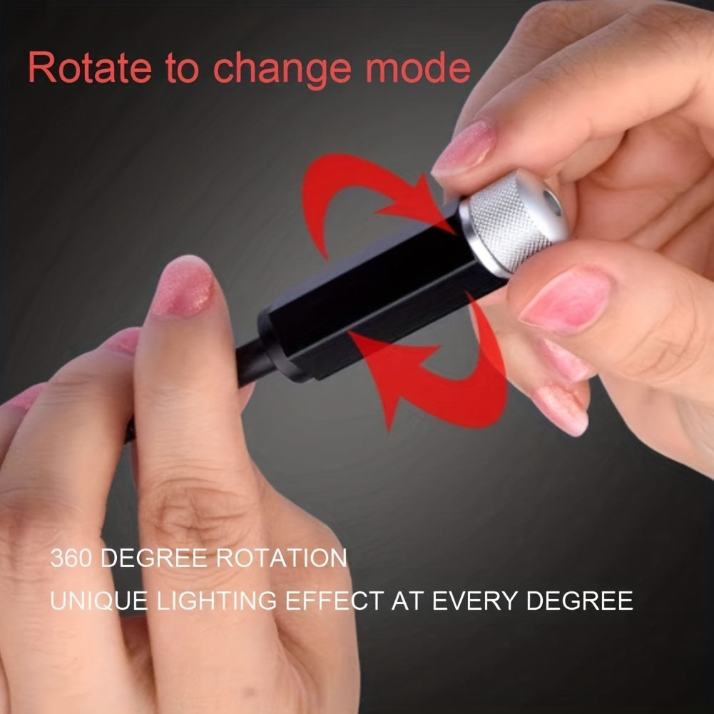 USB Starry Night Sky Projector Light - Adjustable LED Strip for Car Roof & Bedroom,Romantic