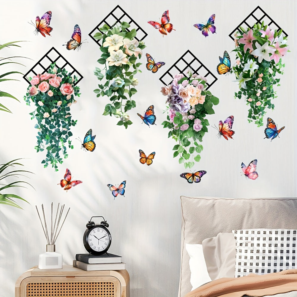 New Butterfly,Wall Sticker removable self-adhesive decorative painting