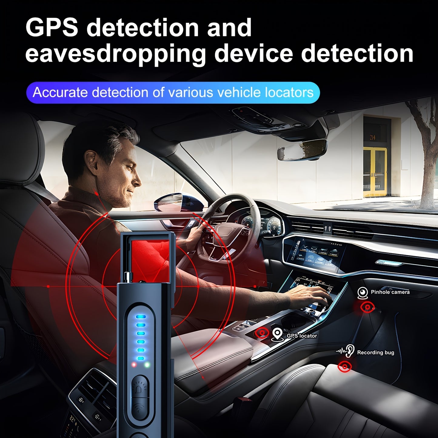 Camera Detector X13 Wireless Infrared  with GPS Positioning 3