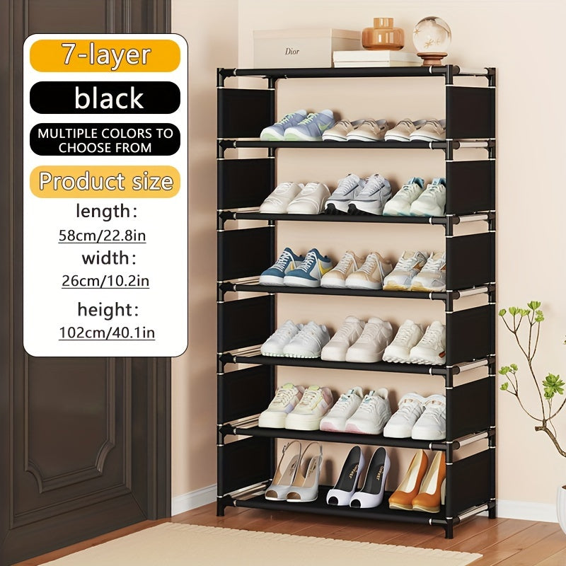 Shoe Rack, Easy Assembly, Stackable & Expandable