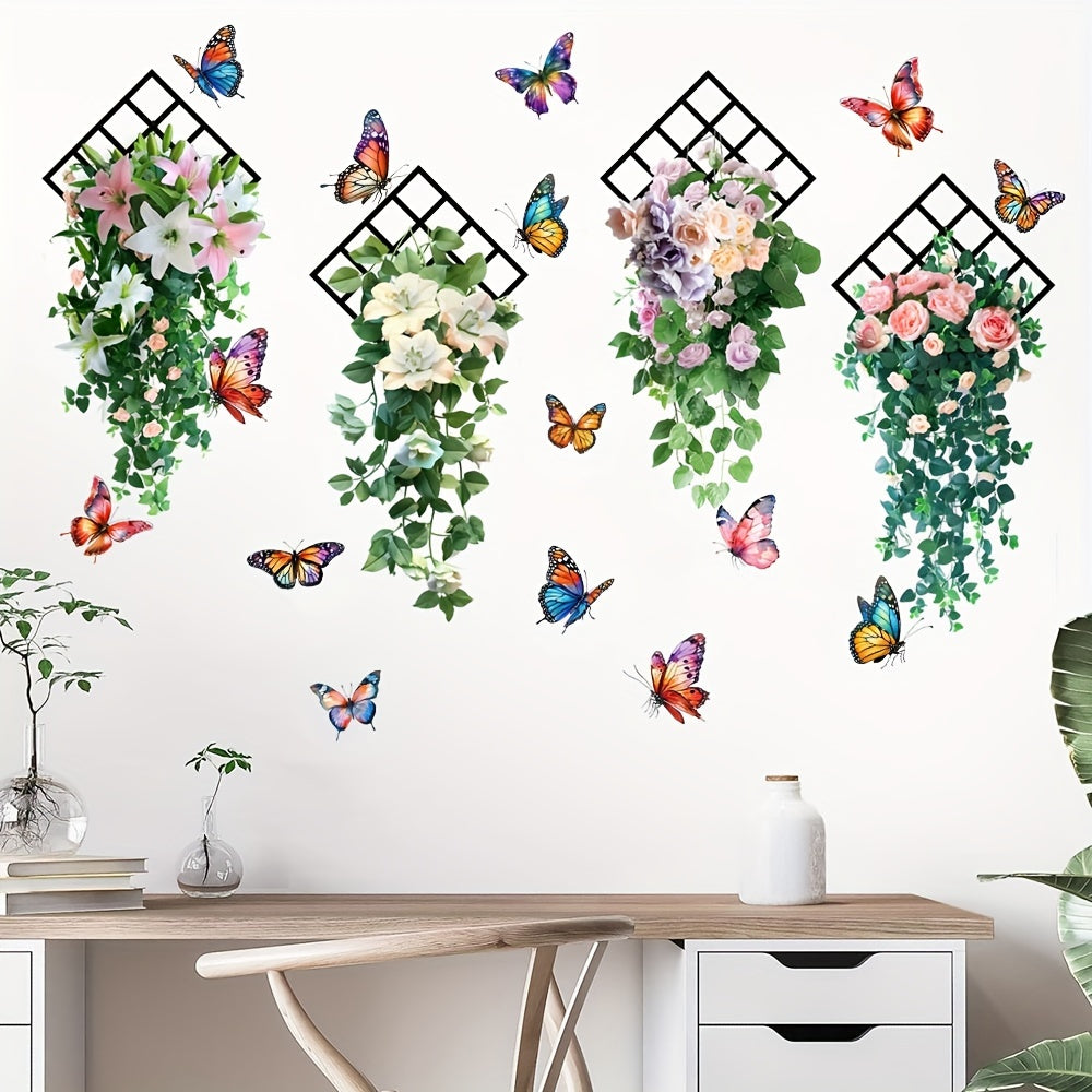 New Butterfly,Wall Sticker removable self-adhesive decorative painting