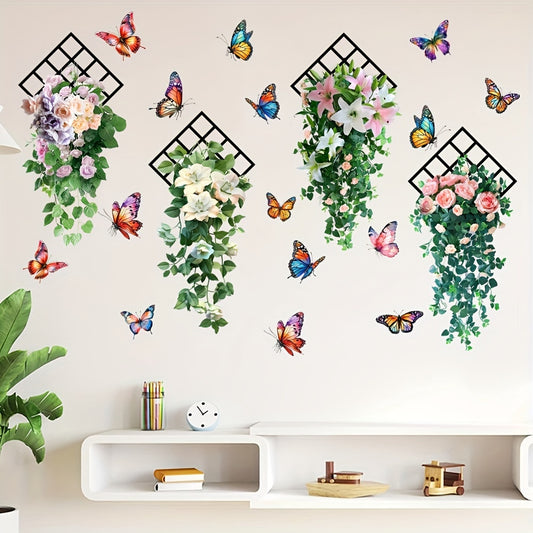 New Butterfly,Wall Sticker removable self-adhesive decorative painting