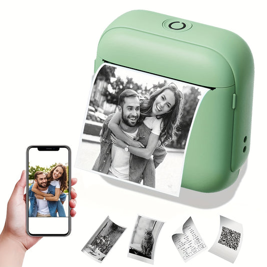 Portable Thermal Printer, Instant Print, Compatible with iOS/Android Devices