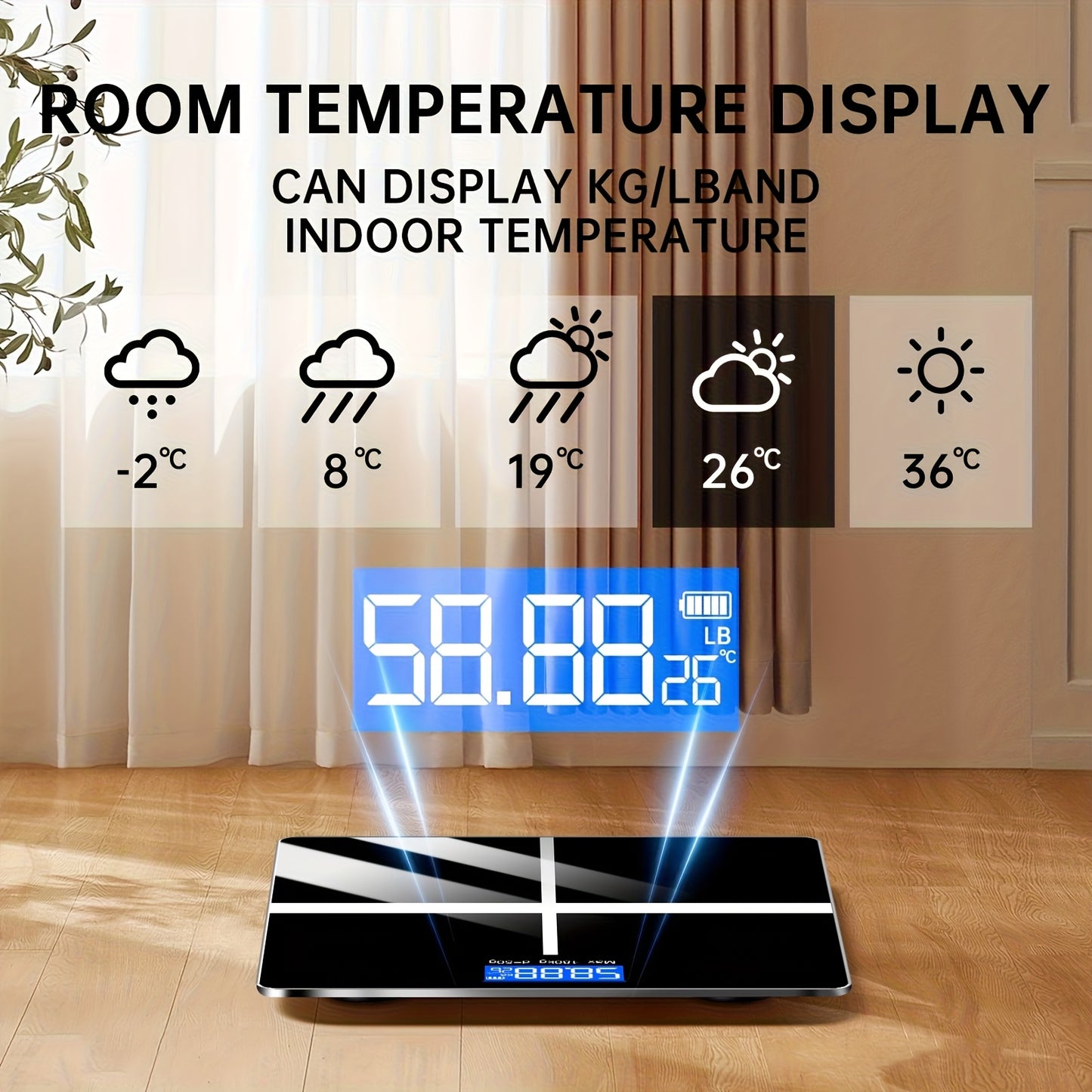High Definition Digital Weight Scale -for Accurate Body Weight