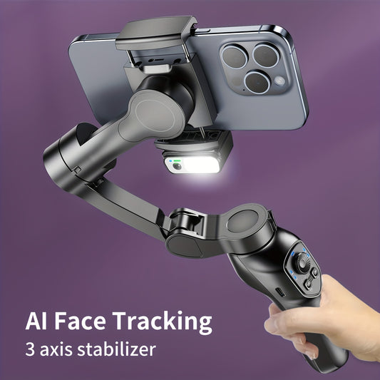 COMITOK L7C smart 3-axis handheld gimbal, can be used for shooting smooth videos