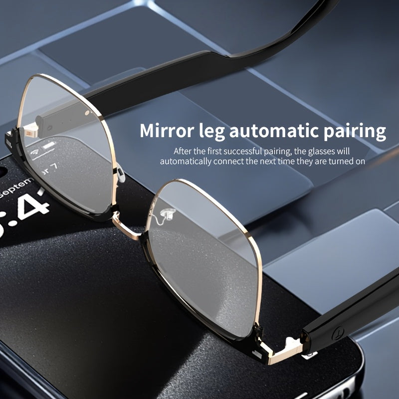 Wireless Smart Glasses for Men & Women, Color Changing,AI Voice Assistant