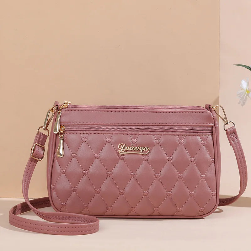Embroidery Women Leather Handbags