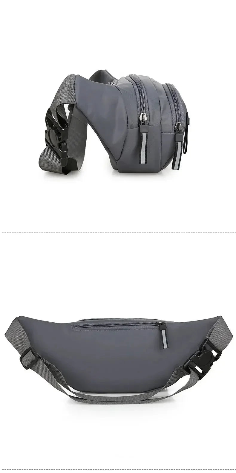 Men Canvas Fit Waistpack Mobile Fanny Waist Packs Men's Sports Outdoor Leisure Running