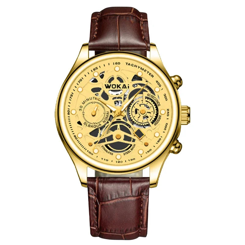 Leather Business Quartz Sports Watchs Business Watchs Quartz Sports Watch Leisure Belt