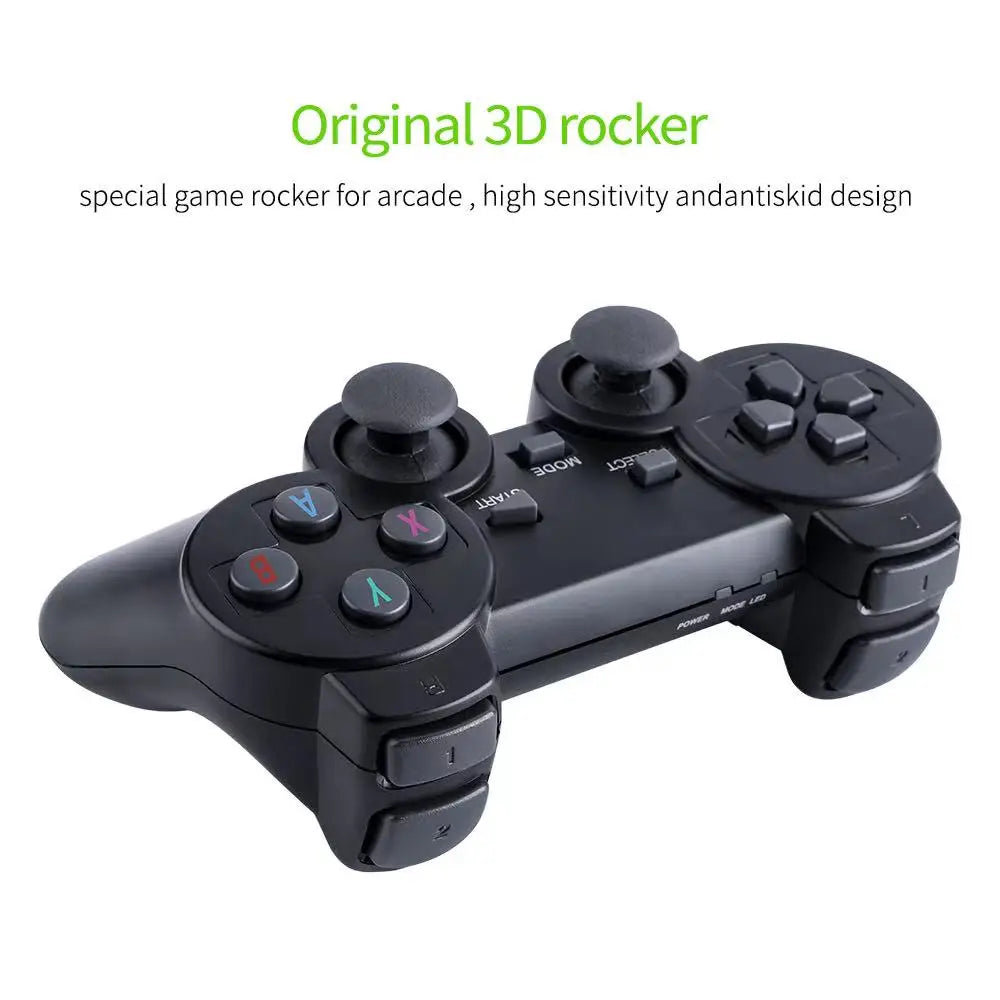 Update Retro Video Game Console 2.4G Wireless Console Game Stick 4k 20000 Game 64G