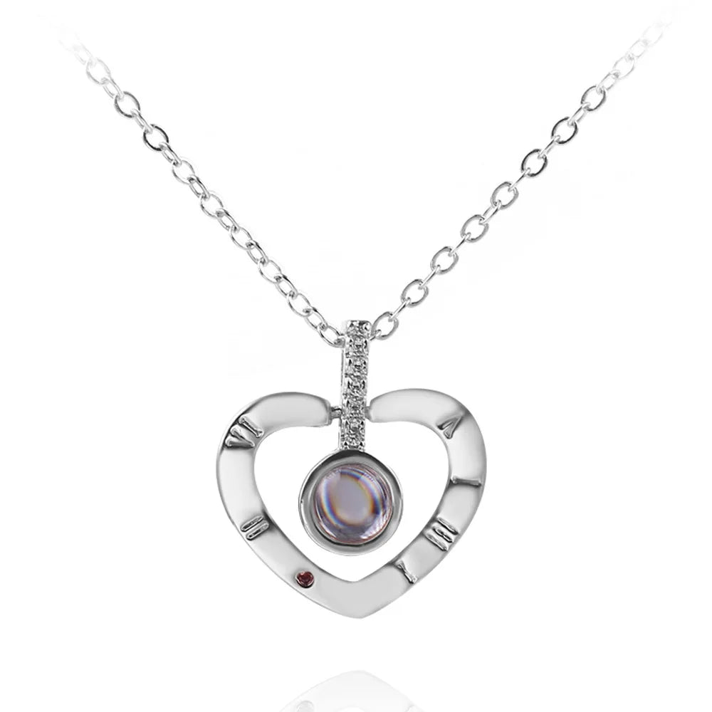 Necklace 100 Languages I Love You Necklaces For Lover Girlfriend Romantic Gifts