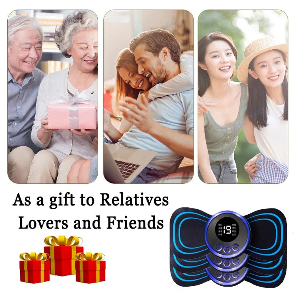 Electric Pulse Neck Massager Cervical Back Muscle Pain Relief Tool Shoulder Leg Body