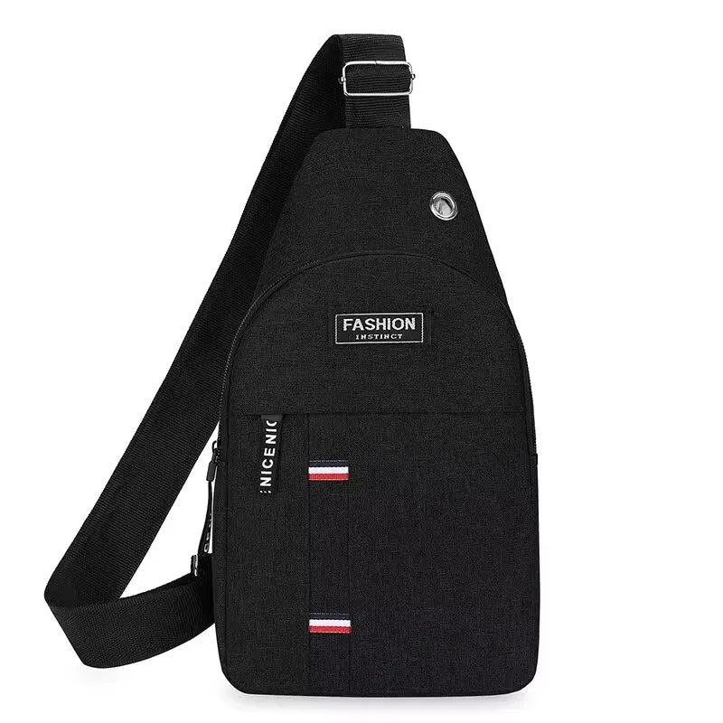 Chest Bag Men's One Shoulder Crossbody Bag Large Capacity Outdoor Sports And Leisure