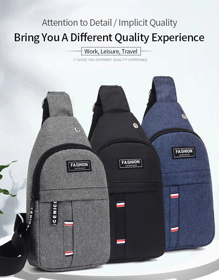 Men's Waterproof Adjustable Strap Travel bags
