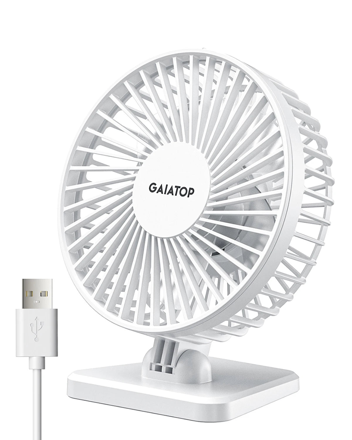 GAIATOP Mini USB Desktop Fan Portable Office USB Quiet Cooling Fans