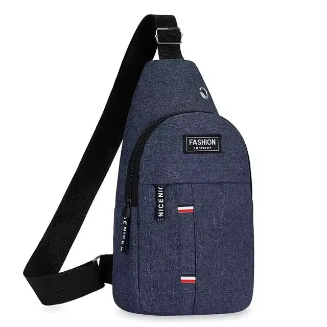 Chest Bag Men's One Shoulder Crossbody Bag Large Capacity Outdoor Sports And Leisure