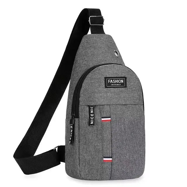 Chest Bag Men's One Shoulder Crossbody Bag Large Capacity Outdoor Sports And Leisure