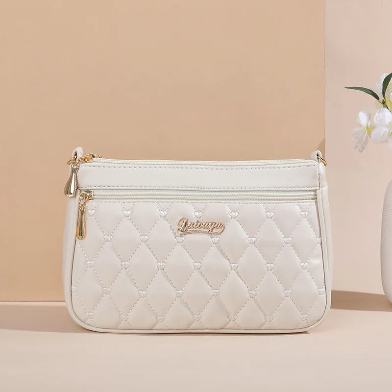 Embroidery Women Leather Handbags