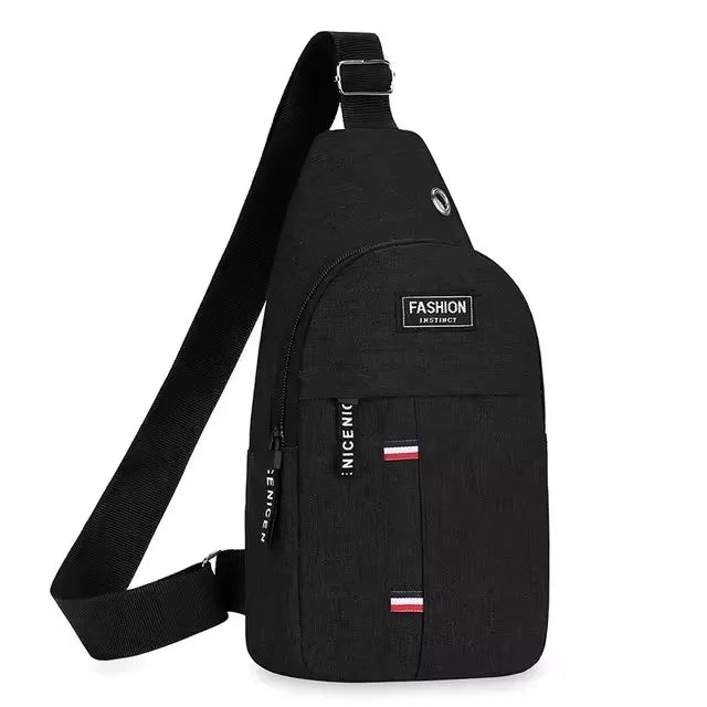 Chest Bag Men's One Shoulder Crossbody Bag Large Capacity Outdoor Sports And Leisure