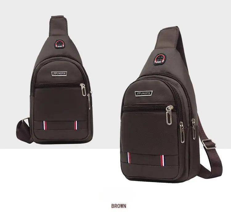 Chest Small Shoulder Bag for Men Leisure Fashion