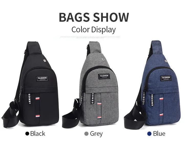Men's Waterproof Adjustable Strap Travel bags