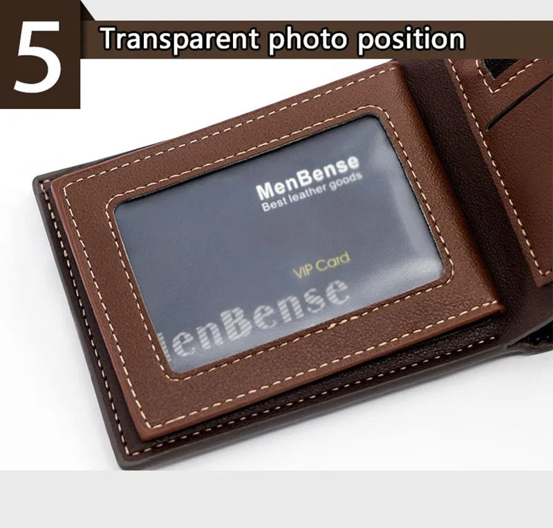 Luxury Men Wallets Zipper Male High Quality Leather Men's Wallet