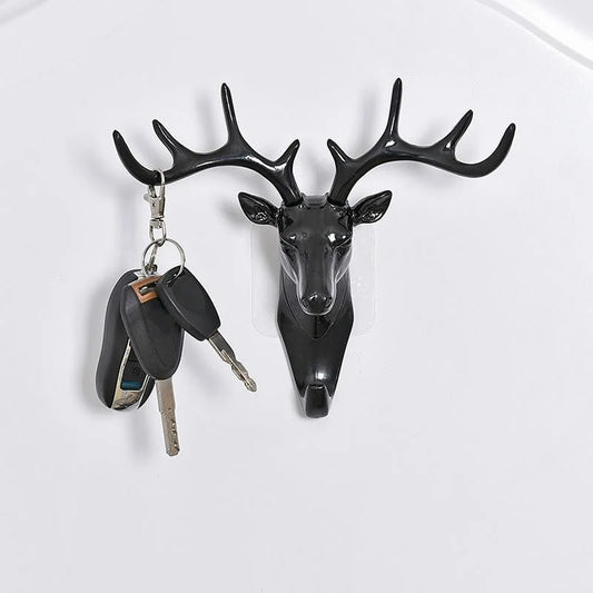 Deer Head Wall Hanging Hook Vintage Key hang