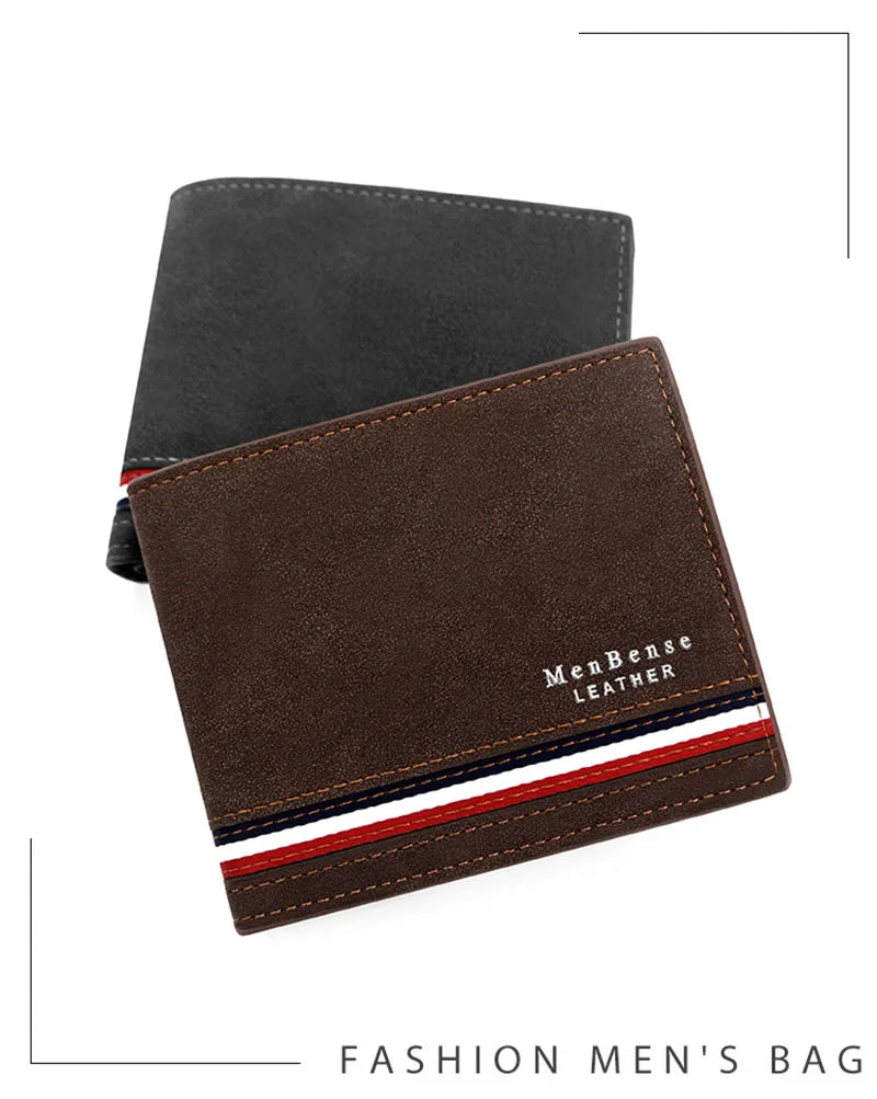 Luxury Men Wallets Zipper Male High Quality Leather Men's Wallet