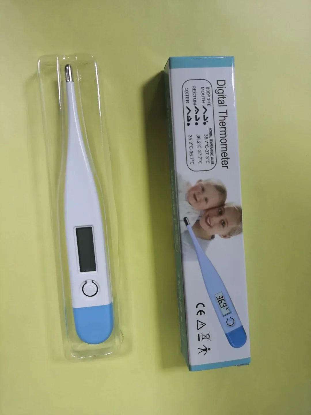 Digital Thermometer Reading Fever Alert Accurate Temperature