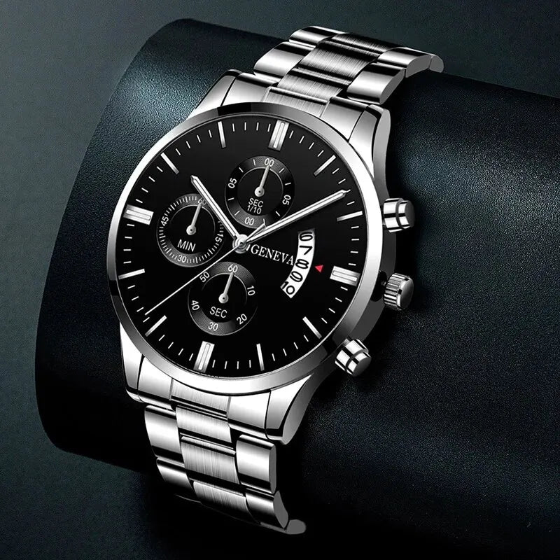 Fashion Men Watch Luxury Calendar Quartz Male Bracelet