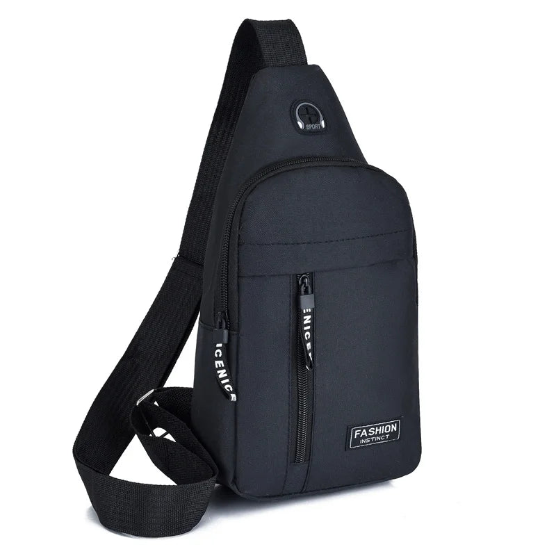 2025 New Multifunctional Chest Bag Men's Fashion Trend Oxford Cloth Bag Korean Style