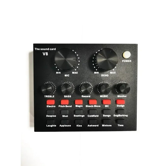 V8 Audio Sound Table Usb Smart External Interface Set