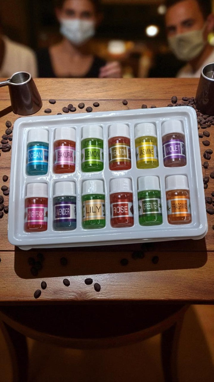 6Pcs/12Pcs Healthy Essential Oil  Fragrance Persistent Fresh Air Plant Water Soluble Perfume