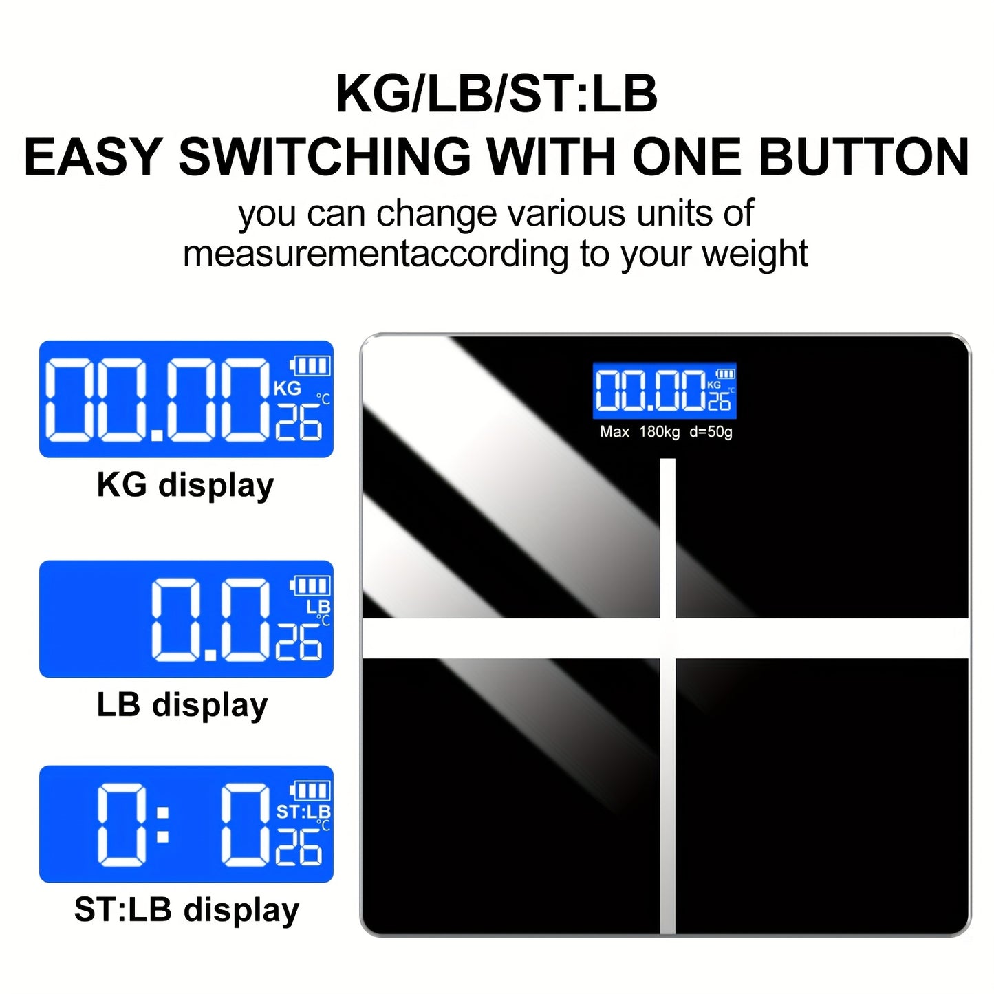 High Definition Digital Weight Scale -for Accurate Body Weight