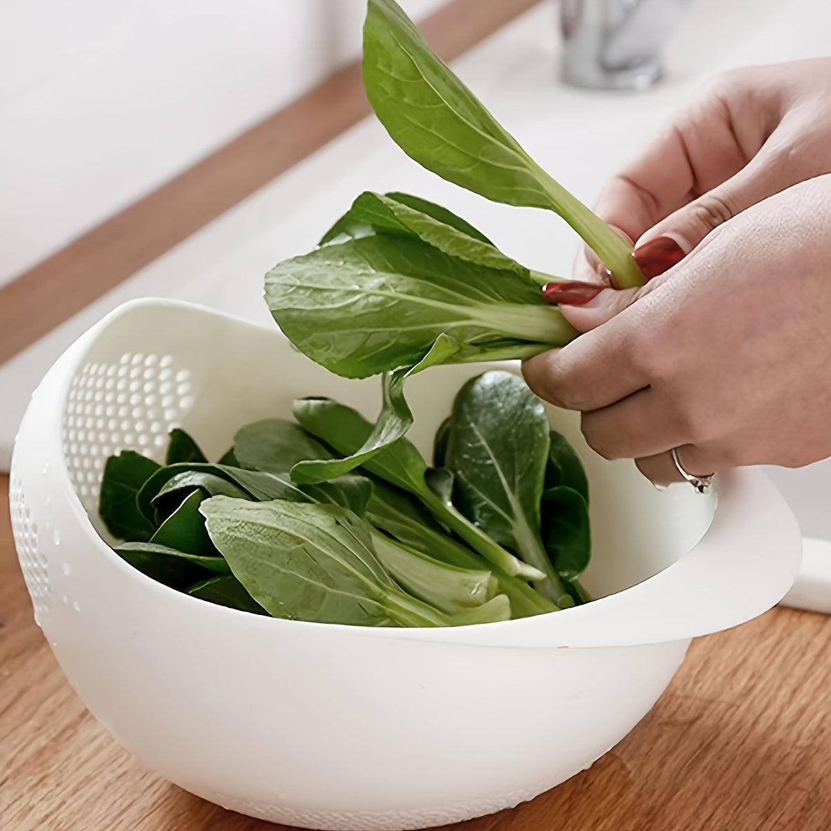 1pc Storage Basket, Modern Food Drain