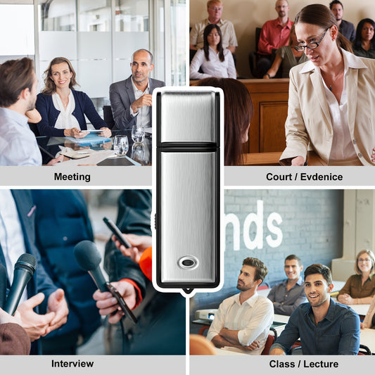 Digital Recorder, 32/16GB USB Recording Device