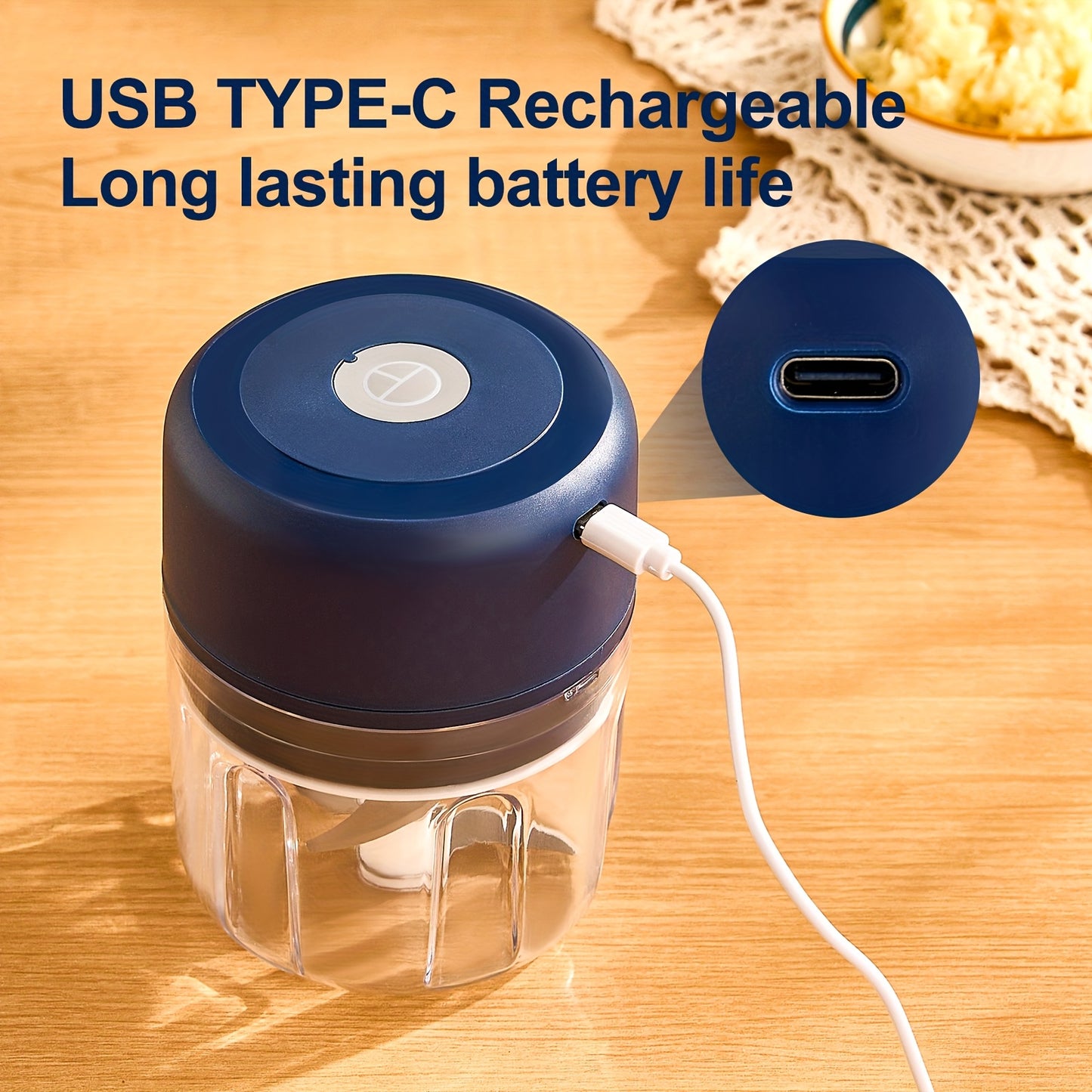 Mini Portable Food Grinder Kitchen Gadget