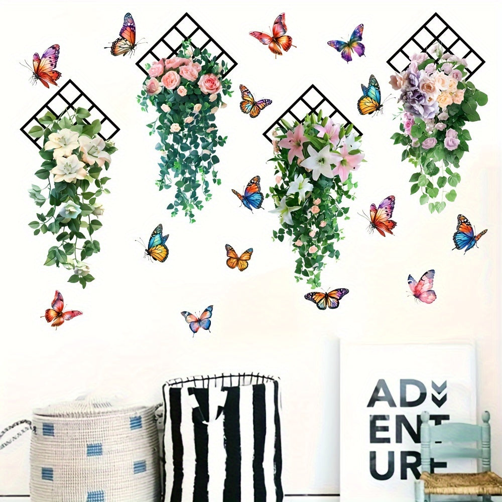 New Butterfly,Wall Sticker removable self-adhesive decorative painting