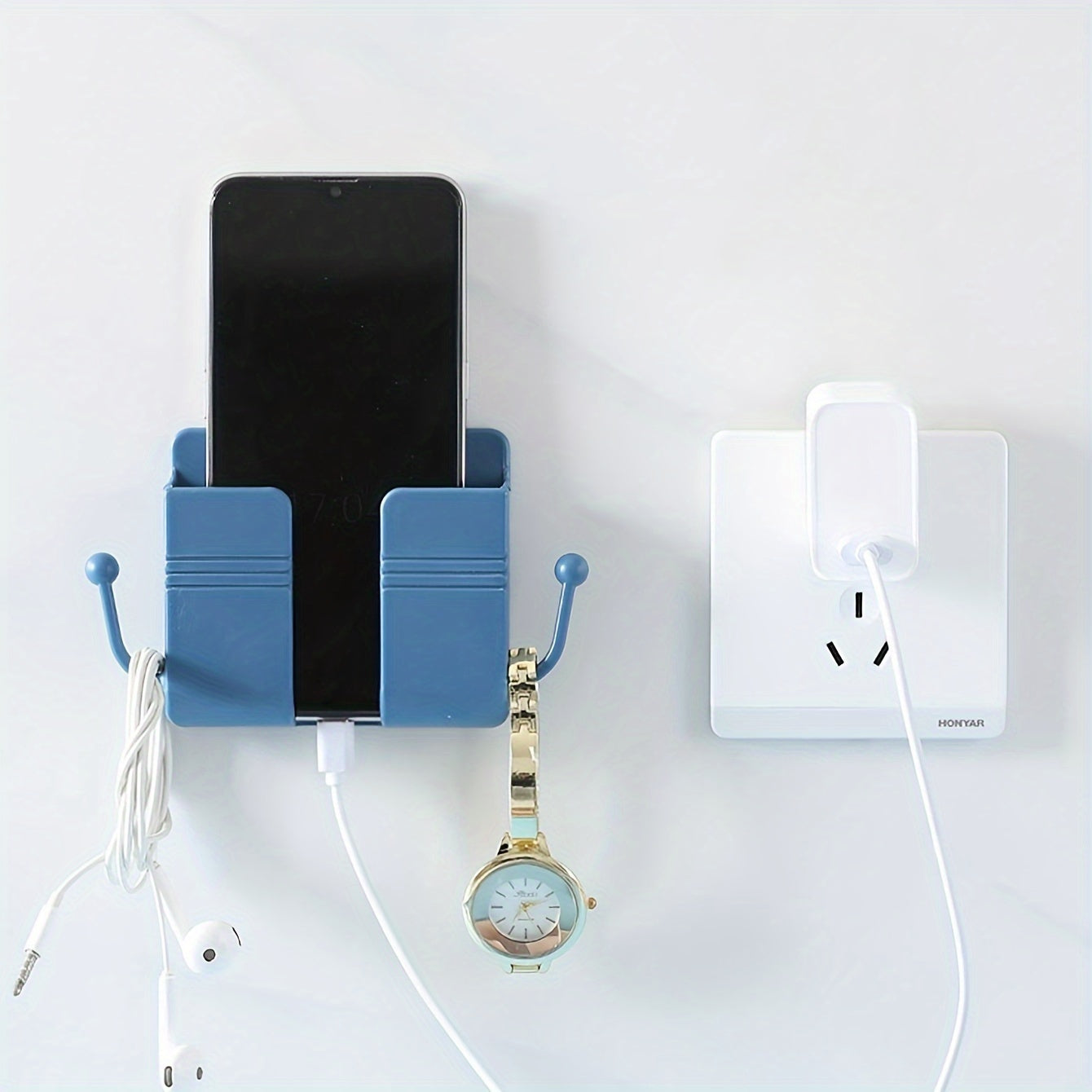 2p wall-hanging, bed-side wall-mounted mobile phone storage