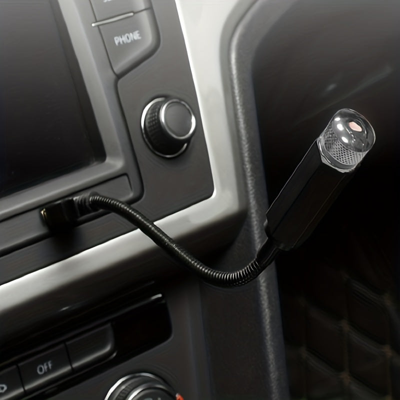 USB Starry Night Sky Projector Light - Adjustable LED Strip for Car Roof & Bedroom,Romantic