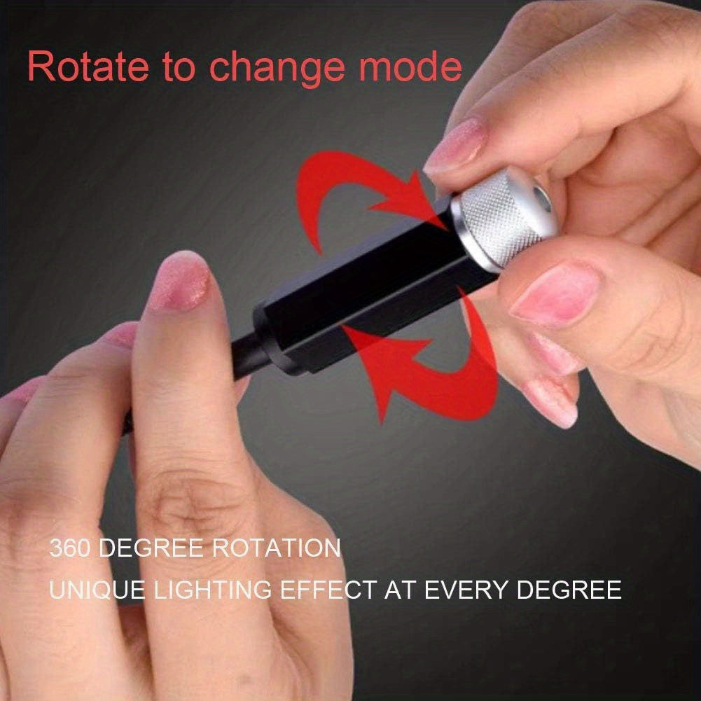 USB Starry Night Sky Projector Light - Adjustable LED Strip for Car Roof & Bedroom,Romantic