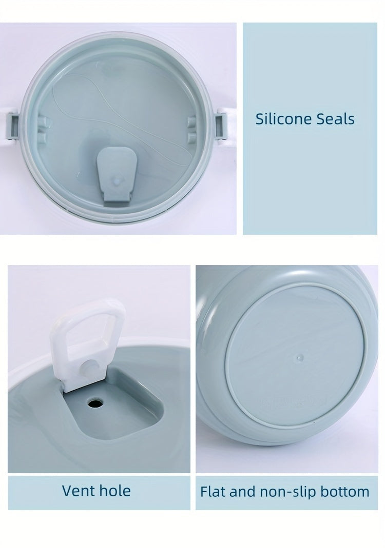 Stainless Steel Lunch Box Set Bento Box with Lid, Hand Wash 1400Ml),Back to School