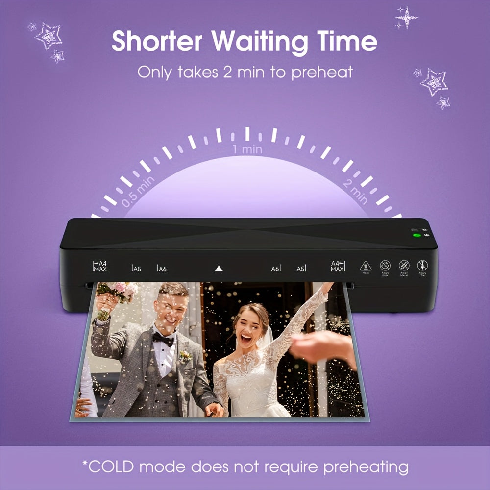 A4 Thermal Laminator Machine forBest Settings Hot and Cold.