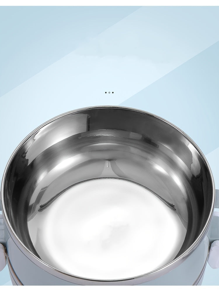 Stainless Steel Lunch Box Set Bento Box with Lid, Hand Wash 1400Ml),Back to School