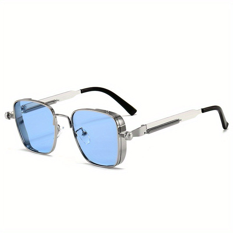 1pc Men'S Retro Full-Rim Fashion Glasses - Zinc Alloy Frame, Anti-Reflective Casual Wear glasses