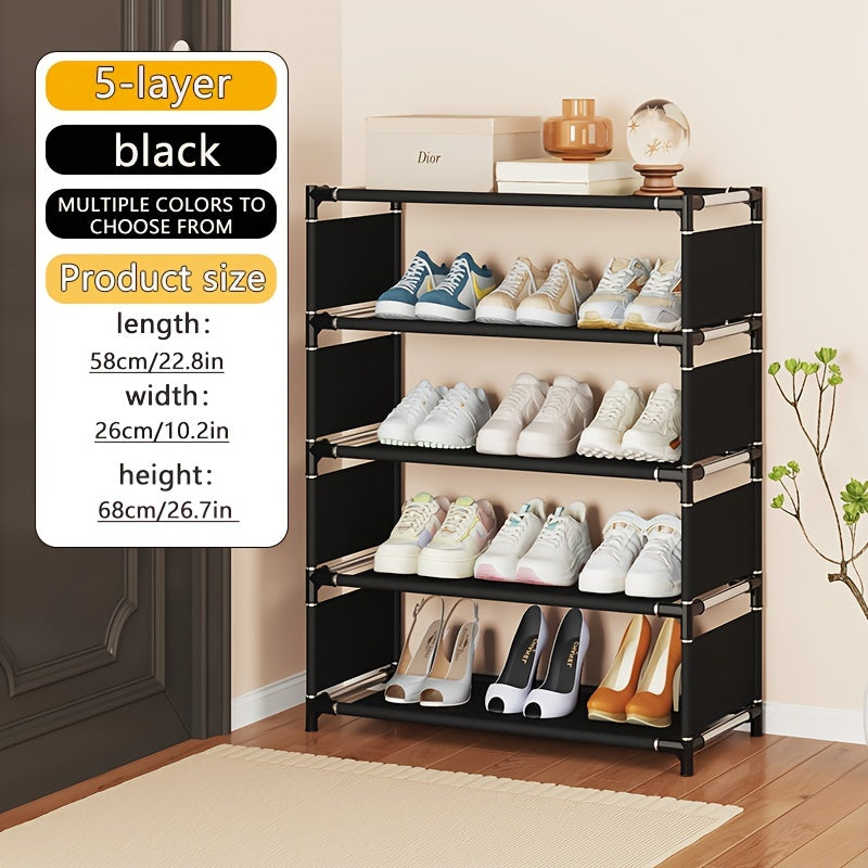 Shoe Rack, Easy Assembly, Stackable & Expandable