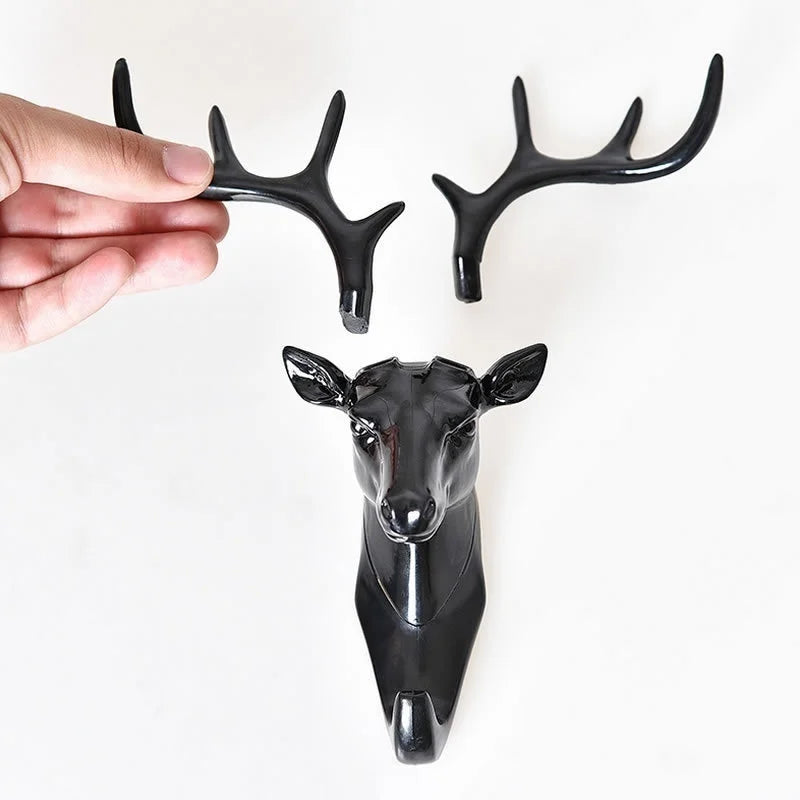 Deer Head Wall Hanging Hook Vintage Key hang