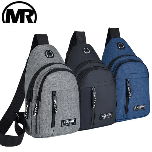 2025 New Multifunctional Chest Bag Men's Fashion Trend Oxford Cloth Bag Korean Style